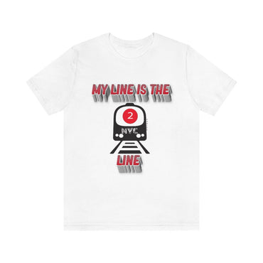 MY LINE 2 Hip Hop Unisex Jersey Short Sleeve Tee - PDR LFE White / S PDR LFE