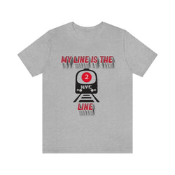 MY LINE 2 Hip Hop Unisex Jersey Short Sleeve Tee - PDR LFE Athletic Heather / S PDR LFE