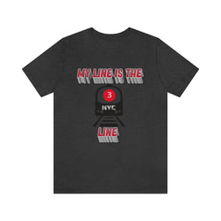 MY LINE 3 Hip Hop Unisex Jersey Short Sleeve Tee - PDR LFE Dark Grey Heather / S PDR LFE