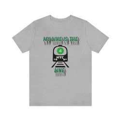 MY LINE 4 Hip Hop Unisex Jersey Short Sleeve Tee - PDR LFE Athletic Heather / S PDR LFE