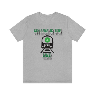 MY LINE 4 Hip Hop Unisex Jersey Short Sleeve Tee - PDR LFE Athletic Heather / S PDR LFE