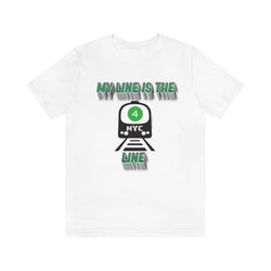 MY LINE 4 Hip Hop Unisex Jersey Short Sleeve Tee - PDR LFE White / S PDR LFE