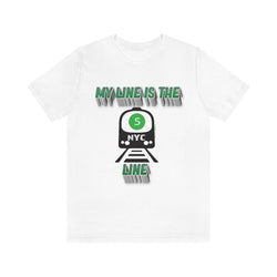 MY LINE 5 Hip Hop Unisex Jersey Short Sleeve Tee - PDR LFE White / S PDR LFE