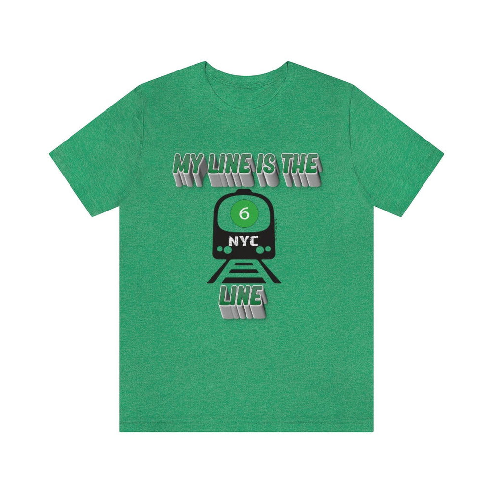 MY LINE 6 Hip Hop Unisex Jersey Short Sleeve Tee - PDR LFE Heather Kelly / S PDR LFE