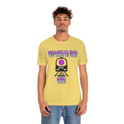 MY LINE 7 Hip Hop Unisex Jersey Short Sleeve Tee - PDR LFE Yellow / S PDR LFE