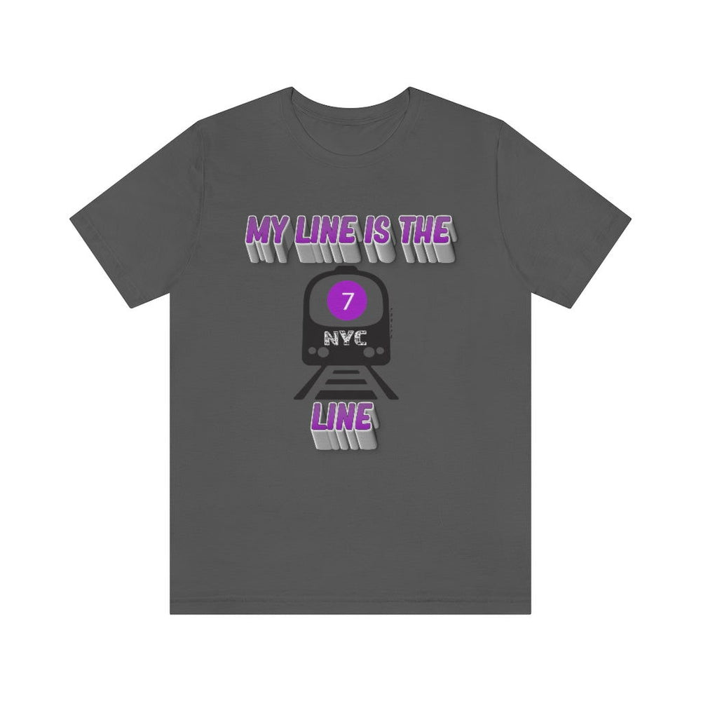 MY LINE 7 Hip Hop Unisex Jersey Short Sleeve Tee - PDR L.F.E. 