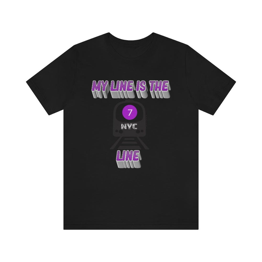 MY LINE 7 Hip Hop Unisex Jersey Short Sleeve Tee - PDR L.F.E. 