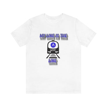 MY LINE A Hip Hop Unisex Jersey Short Sleeve Tee - PDR LFE White / S PDR LFE