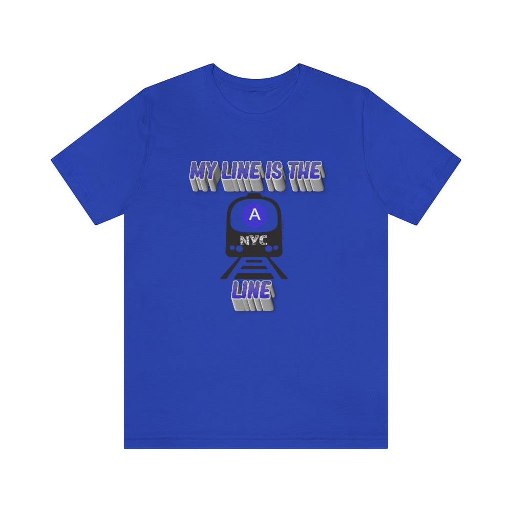 MY LINE A Hip Hop Unisex Jersey Short Sleeve Tee - PDR L.F.E. 