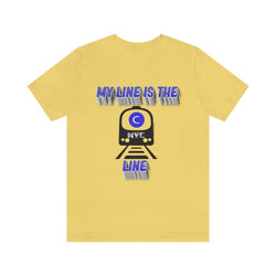 MY LINE C Hip Hop Unisex Jersey Short Sleeve Tee - PDR LFE Yellow / S PDR LFE