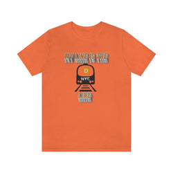 MY LINE D Unisex Jersey Short Sleeve Tee - PDR LFE Orange / XS PDR LFE