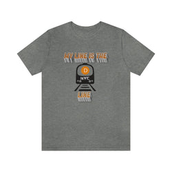 MY LINE D Unisex Jersey Short Sleeve Tee - PDR LFE Deep Heather / XS PDR LFE