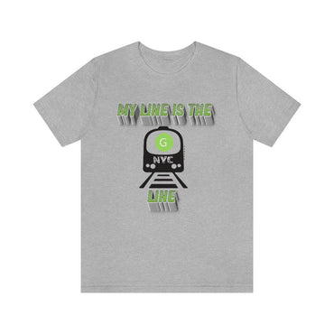 MY LINE G Hip Hop Unisex Jersey Short Sleeve Tee - PDR LFE Athletic Heather / S PDR LFE