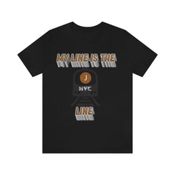 MY LINE J Hip Hop Unisex Jersey Short Sleeve Tee - PDR LFE Black / S PDR LFE