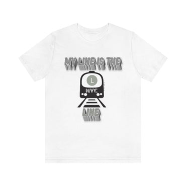 MY LINE L Hip Hop Unisex Jersey Short Sleeve Tee - PDR LFE White / S PDR LFE