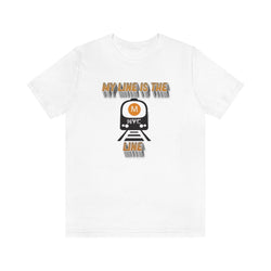 MY LINE M Hip Hop Unisex Jersey Short Sleeve Tee - PDR LFE White / XS PDR LFE