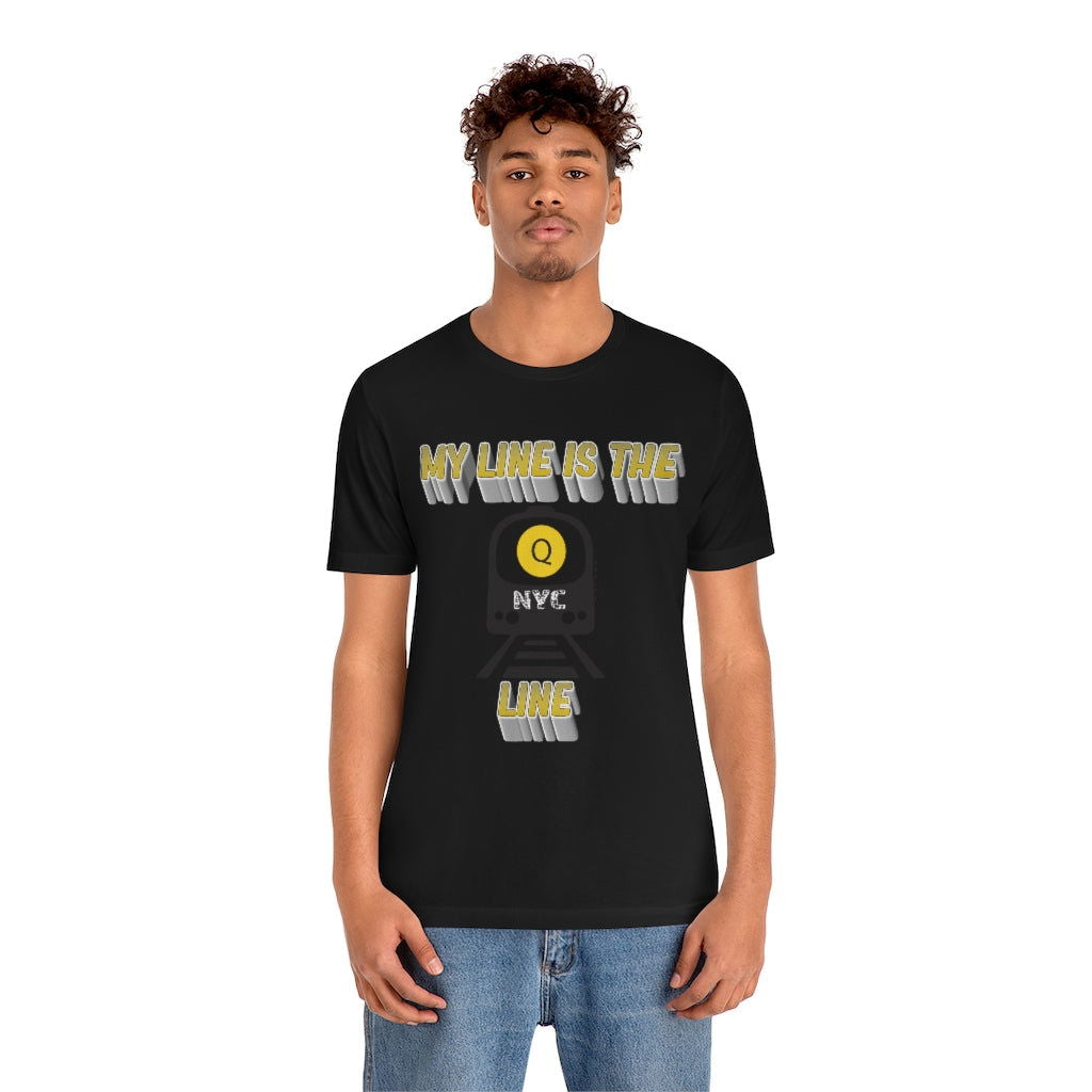 MY LINE Q Hip Hop Unisex Jersey Short Sleeve Tee - PDR L.F.E. 