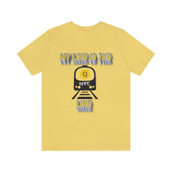 MY LINE Q Hip Hop Unisex Jersey Short Sleeve Tee - PDR LFE Yellow / S PDR LFE