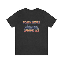 NORTH BRONX HIP HOP UNISEX TSHIRT - PDR LFE Dark Grey Heather / XS PDR LFE