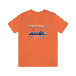 NORTH BRONX HIP HOP UNISEX TSHIRT - PDR LFE Orange / XS PDR LFE