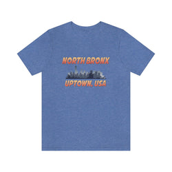 NORTH BRONX HIP HOP UNISEX TSHIRT - PDR LFE Heather Columbia Blue / XS PDR LFE