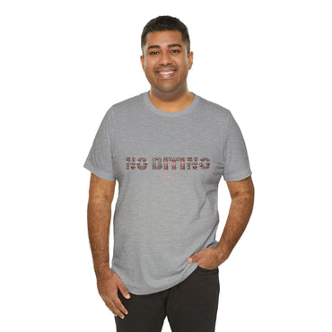NO BITING HIP HOP Short Sleeve Tee - PDR LFE Athletic Heather / S PDR LFE
