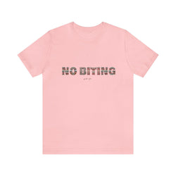 NO BITING HIP HOP Short Sleeve Tee - PDR LFE Pink / S PDR LFE