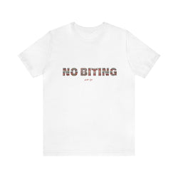 NO BITING HIP HOP Short Sleeve Tee - PDR LFE White / S PDR LFE
