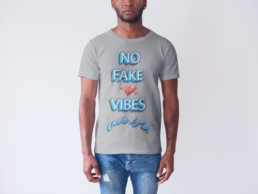 NO FAKE LOVE VIBES HIP HOP TSHIRT Unisex Jersey Short Sleeve Tee - PDR LFE White / S PDR LFE