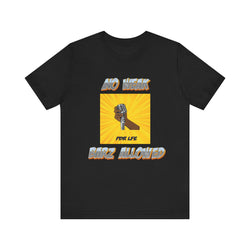 NO WEAK BARZ Unisex Jersey Short Sleeve Tee - PDR LFE Black / S PDR LFE