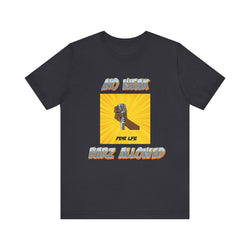 NO WEAK BARZ Unisex Jersey Short Sleeve Tee - PDR LFE Dark Grey / S PDR LFE