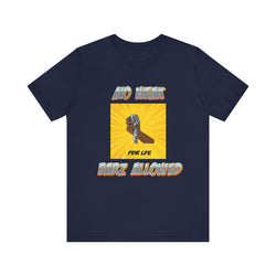 NO WEAK BARZ Unisex Jersey Short Sleeve Tee - PDR LFE Navy / S PDR LFE