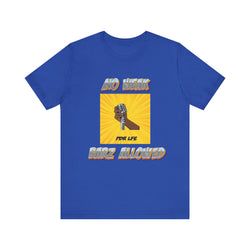 NO WEAK BARZ Unisex Jersey Short Sleeve Tee - PDR LFE True Royal / S PDR LFE
