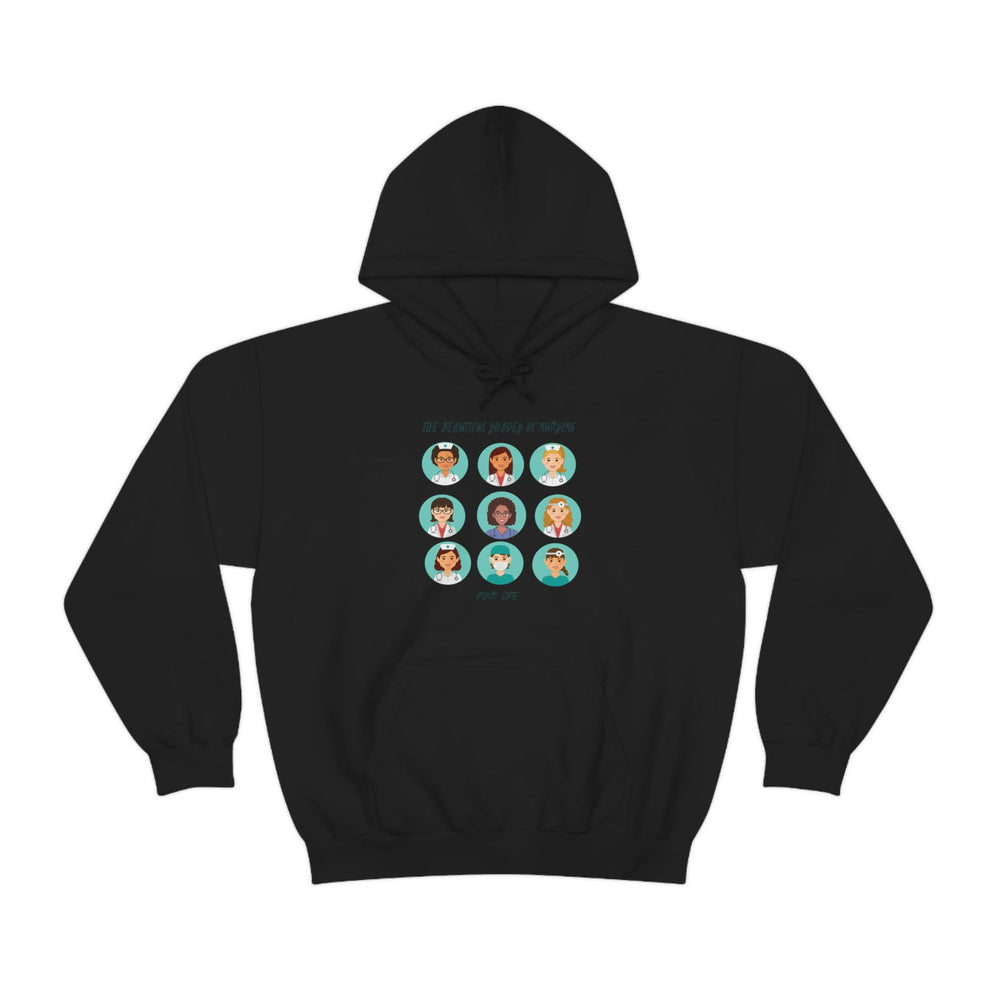 NURSES SHADES Heavy Blend™ Hooded Sweatshirt - PDR L.F.E. 