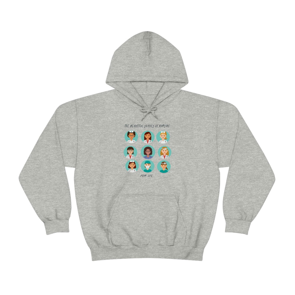 NURSES SHADES Heavy Blend™ Hooded Sweatshirt - PDR L.F.E. 