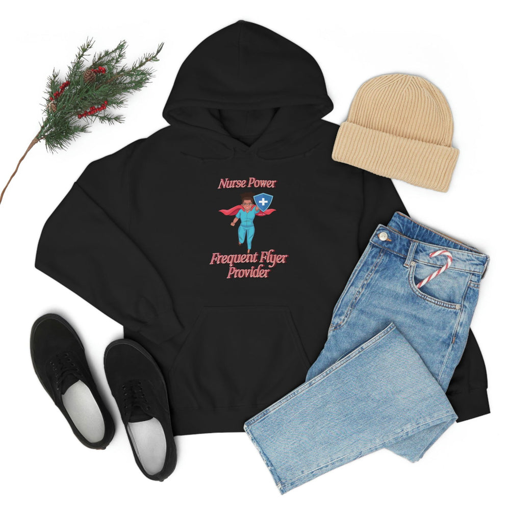 NURSE POWER Heavy Blend™ Hooded Sweatshirt - PDR LFE Black / S PDR LFE