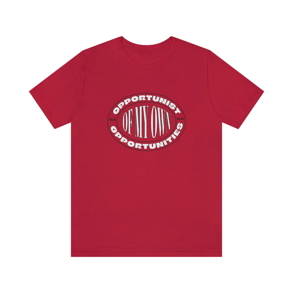 OPPORTUNIST HIP HOP Jersey Short Sleeve Tee - PDR L.F.E. 