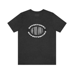 OPPORTUNIST HIP HOP Jersey Short Sleeve Tee - PDR LFE Dark Grey Heather / S PDR LFE