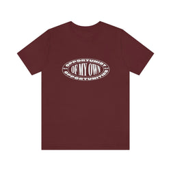OPPORTUNIST WHT HIP HOP Jersey Short Sleeve Tee - PDR LFE Maroon / S PDR LFE