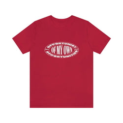 OPPORTUNIST WHT HIP HOP Jersey Short Sleeve Tee - PDR LFE Red / S PDR LFE