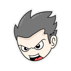 OPP STICKER FACE Kiss-Cut Stickers - PDR LFE 2" × 2" / Transparent PDR LFE