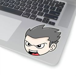 OPP STICKER FACE Kiss-Cut Stickers - PDR LFE 4" × 4" / Transparent PDR LFE