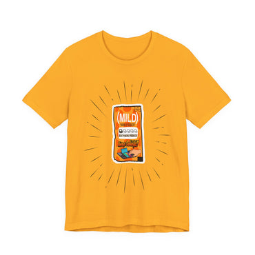 ORANGE SAUCE MILD BEAT t-shirt with a graphic design on a white background