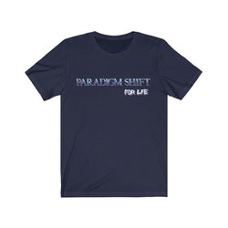 PARADIGM SHIFT Hip Hop Unisex Jersey Short Sleeve Tee - PDR LFE Navy / S PDR LFE