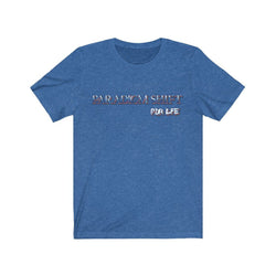 PARADIGM SHIFT Hip Hop Unisex Jersey Short Sleeve Tee - PDR LFE Heather True Royal / S PDR LFE
