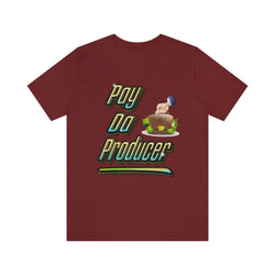 PAY DA PRODUCER 2 HIP HOP Short Sleeve Tee - PDR LFE Cardinal / XS PDR LFE