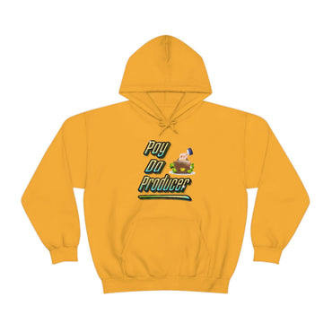 PAY THE PRODUCER 2 Heavy Blend™ Hooded Sweatshirt - PDR LFE Gold / S PDR LFE