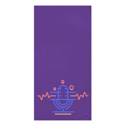 PDR L.F.E. LOGO Hip Hop Premium Towel - PDR LFE White / 30" × 60" PDR LFE