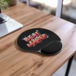 PDR LFE BEAT MAKER Hip Hop Mouse Pad With Wrist Rest - PDR LFE Foot / 10.15" × 9.17" PDR LFE