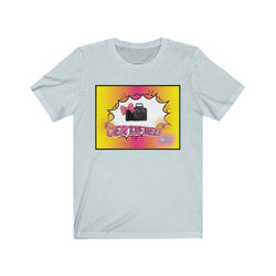 PDR LFE CERTIFIED FEMALE CAMERA WOMAN Jersey Short Sleeve Tee - PDR LFE Heather Ice Blue / S PDR LFE